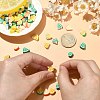 100Pcs 4 Colors Orange Shape Handmade Polymer Clay Beads CLAY-CJ0001-63-4