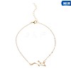 Twelve Constellation Alloy Crystal Rhinestone Link Chain Anklets for Women FS-WG97E4C-03-1