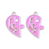 Alloy Enamel Pendants AL-CBA292F-01G-P-1