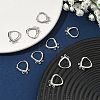 SHEGRACE Brass Hoop Earrings Findings XGR0159P-91P-4