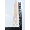 10 Strands Transparent Gradient Color Glass Beads Strands GLAA-CJ0002-09C-7