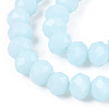 Opaque Solid Color Imitation Jade Glass Beads Strands EGLA-A044-P8mm-D06-3