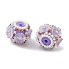 Flower Style Resin Rhinestone Beads CLAY-NH0003-05S-01-2