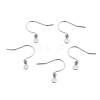 304 Stainless Steel Earring Hook Findings STAS-M240-02P-01-1