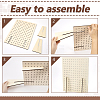 Rectangle Wood Jewelry Rack ODIS-WH0070-77-4