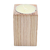 Natural Wood Candle Holder LS-AJEW-T002-01-1