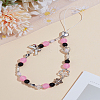 1Pc PVC Flower Mobile Straps AJEW-LP0005-13-1