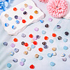 140Pcs 7 Colors Two Tone Acrylic Beads TACR-TA0001-50A-5