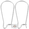 100Pcs 304 Stainless Steel Hoop Earring Findings STAS-BBC0005-94S-02-1