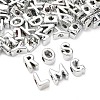 UV Plating Acrylic European Beads MACR-L015-19B-1
