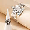Eagle Alloy Cuff Bangles & Rings Sets for Women FS-WG75483-01-3