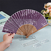 Acrylic Chinese Fan Display Stands ODIS-WH0007-76A-3