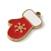 Christmas Theme Ion Plating(IP) 304 Stainless Steel Enamel Charms STAS-Z083-06G-03-2