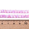 Anti-Tarnish Electroplate Glass Beads Strands GLAA-T025-4mm-10G-4