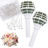 2Pcs Plastic Bridal Bouquet Holder FIND-SP0005-59-1