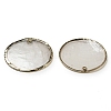 Natural Capiz Shell Pendants BSHE-Z005-09-2