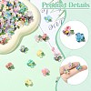 100Pcs 10 Colors Transparent Resin Cabochons FIND-CJ0004-67-3