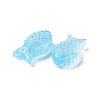 Transparent Spray Painted Glass Beads X1-GLAA-I050-10E-2