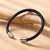 Mixed Braided Leather Cord Bracelets BJEW-I199-M-7