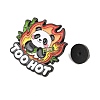 Flaming Animal Alloy Enamel Pins JEWB-G046-05H-3