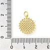 Rack Plating Brass Micro Pave Cubic Zirconia Pendants KK-S396-29G-3