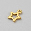 Alloy Open Back Bezel Pendants FIND-WH0152-473C-G-2