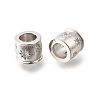 925 Sterling Silver Micro Pave Clear Cubic Zirconia Beads STER-F061-02C-P-1