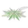 Christmas Transparent Plastic Pendant Decoration HJEW-G022-01A-2