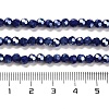Opaque Glass Beads Stands EGLA-A035-P4mm-B09-4