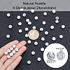 ARRICRAFT Natural Howlite Beads Strands G-AR0002-16-2