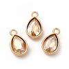 Faceted Glass Rhinestone Pendants GLAA-I051-A14-2