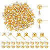   60pcs 3 Size 304 Stainless Steel Stud Earring Findings STAS-PH0004-84-1