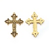 Tibetan Style Alloy Big Pendants TIBEP-A20541-AG-FF-2