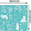 Self-Adhesive Silk Screen Printing Stencil DIY-WH0338-053-2