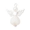 ABS Plastic Imitation Pearl Pendants PALLOY-JF04061-01-1