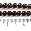 Natural Smoky Quartz Round Beads Strands X-G-E329-6mm-38A-3