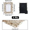 4x6 Inch Embossed Resin Photo Frames AJEW-WH0258-489-2