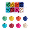 Kissitty 400Pcs 8 Colors Synthetic Turquoise Beads Strands TURQ-KS0001-01-7