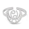 304 Stainless Steel Constellation Rings for Women RJEW-U024-01P-06-2