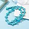 Synthetic Turquoise Beads Strands TURQ-YW0001-01B-5