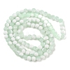 Frosted Crackle Glass Beads Strands GLAA-U001-6mm-M01-3