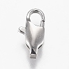 Tarnish Resistant 316 Surgical Stainless Steel Lobster Claw Clasps STAS-Z013-01A-1