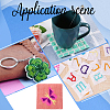 20Pcs 2 Colors Square Plastic Mesh Canvas Sheets DIY-GF0009-67-5