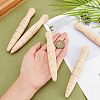 CHGCRAFT 5Pcs Wooden Plant Dibber AJEW-CA0002-41-3