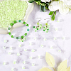 200Pcs Glass Bead Caps for Wind Chimes Making GLAA-SP0001-03A-4