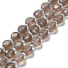 Natural Grey Agate Beads Strands G-B153-A01-2
