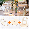 Wood Table Numbers WOOD-WH0112-93-4