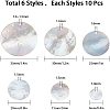 Natural Akoya Shell Pendants SHEL-SC0001-02-3