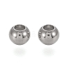 202 Stainless Steel Beads STAS-K204-02C-P-2