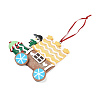 Christmas Car Handmade Polymer Clay Pendant Decorations LS-HJEW-P017-03F-2